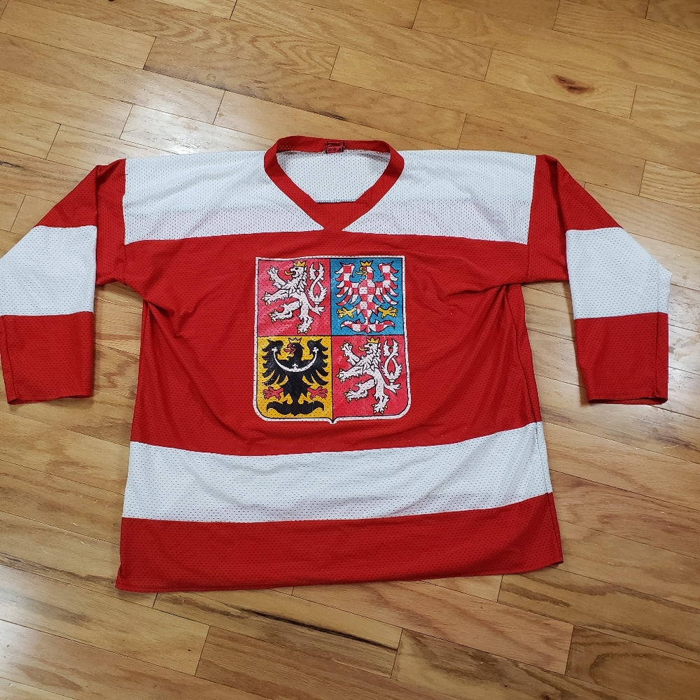 VTG Bobby Jaroslav Holik Czech Republic National Team Hockey Jersey